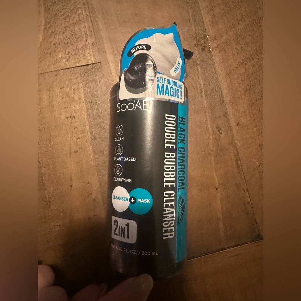 Soo'AE Black Charcoal Double Bubble Cleanser